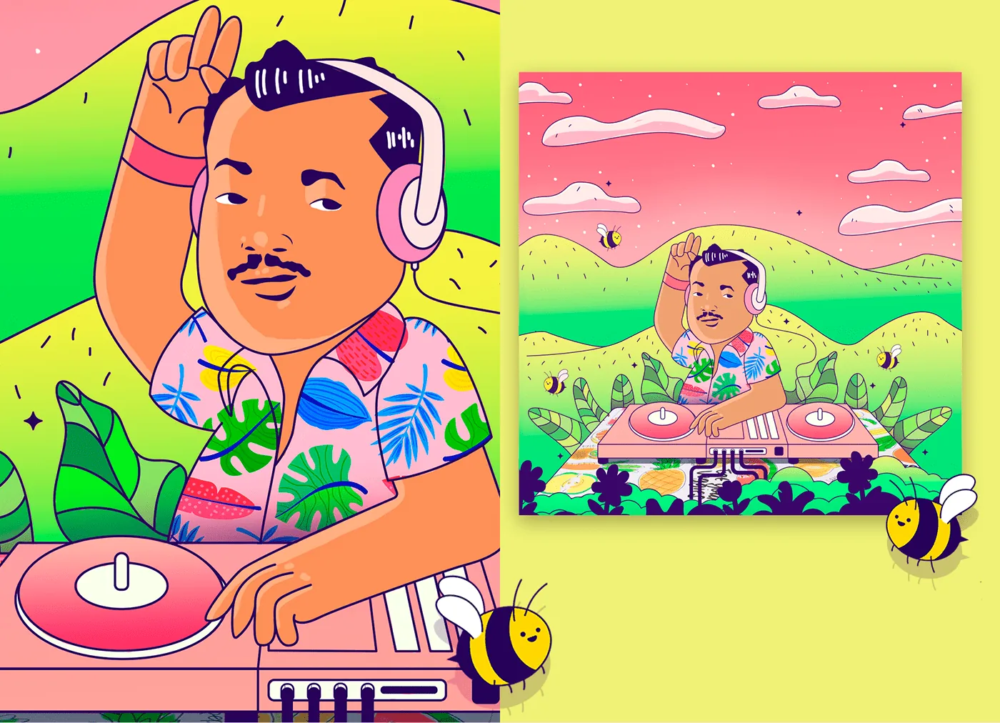 Mon Rivera Meets Caribombo, detail 4